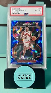 2021-22 Panini Prizm Scottie Barnes Rookie /125 Blue Ice Raptors - Picture 1 of 2