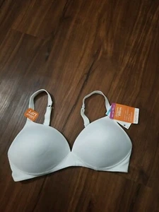 Warner’s Cloud Lift Pads Wire-Free Contour White Bra Lace Accents 36C BRAND NEW - Picture 1 of 6