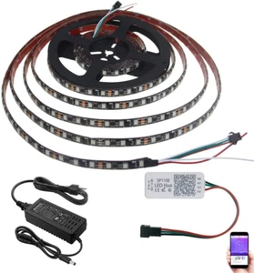 WS2811 Dream Color RGB LED Strip Lights Bluetooth App Control, 16.4Ft 300 Leds A - Picture 1 of 9