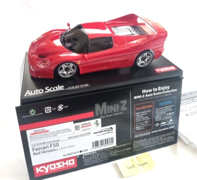 Kyosho Mini-Z Ferrari F50 Red Version No.MZP341R MR-03 RM Wide ASC a - Image 1 of 4