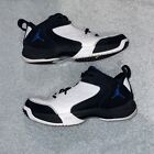 Nike Air Jordan Flight Af1 Wht Blk Blue 352711-141 Size 12 Pre Owned