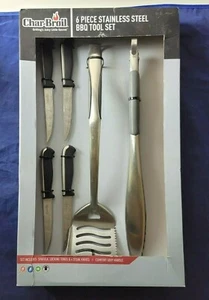 Char-Broil 6 Piece Stainless Steel BBQ Tool Set - Picture 1 of 2