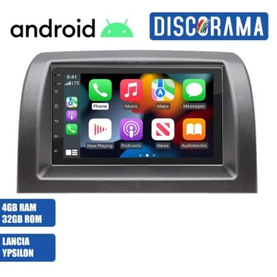 AUTORADIO ANDROID LANCIA YPSILON 2003-2011 STEREO AUTO TOUCH 7" WIFI NAVIGATORE - Immagine 1 di 4