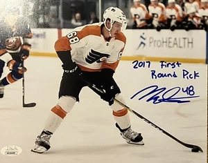 Morgan Frost Autographed 8x10 Photo (Flyers) w/inscription (JSA) - Picture 1 of 2