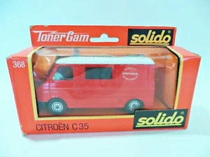 SOLIDO TONER GAM 368 'CITROEN C35 FIRE VAN/ENGINE' 1:43 EXCELLENT/BOXED - Picture 1 of 5