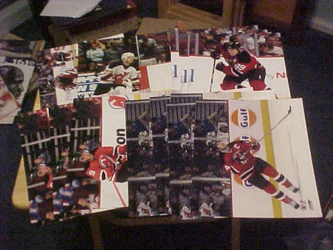 (15X) New Jersey Devils Scott Stevens Gomez Parise Elias 8x10 Glossy Photos READ Cover