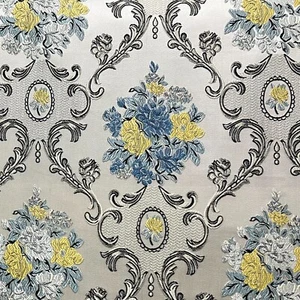 Luxurious Jacquard Damask, 54" Wide, for Upholstery Window, Crafts, Sold by Yard - Picture 1 of 9