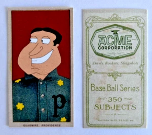 T206 Glen Quagmire 2-Sided T206 Tobacco Parody Card | Jimmy Phelan - Picture 1 of 1