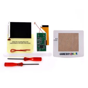 Gameboy Color GBC Full Size IPS Backlight LCD 8Color Model Kit+Shell+White Lens - Picture 1 of 30