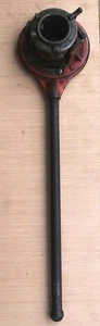 RIDGID No 65-R RATCHETING PIPE THREADER DIE FOR 1 TO 2 INCH PIPE WITH 24" HANDLE - Picture 1 of 10