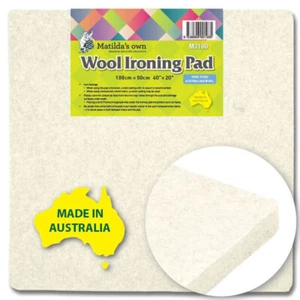 Matildas Own Wool Ironing Pad 100cm x 50cm (40" x 20") - Picture 1 of 1