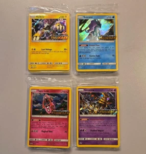 Pokemon SEALED Set 4 Lost Thunder Prerelease Promo Packs SM149 SM150 SM151 SM152 - Picture 1 of 2