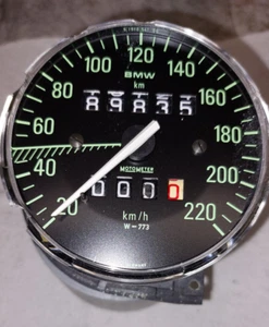 BMW R80 Tacho w = 773 87725 km - Bild 1 von 1