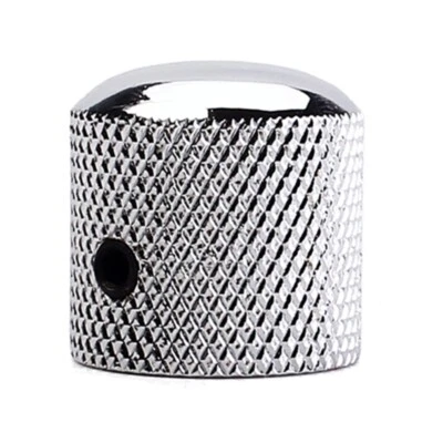 3 Pcs Electric Guitar Bass Volume Tone Dome Knob Metal Electronic Control Knobs - Image 1 of 4