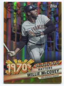 Willie McCovey 2020 Topps Decades' Best Chrome Gold /50 #DBC-48 San Francisco
