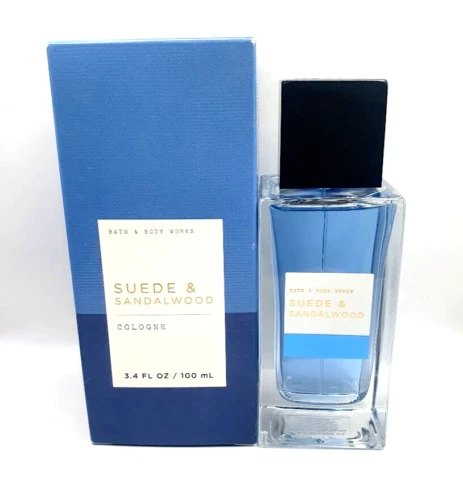 BATH AND BODY WORKS GAMUZA Y SÁNDALO COLONIA PARA HOMBRE 3,4 FL OZ (NUEVO EN CAJA) Foto 1 de 1