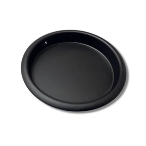 Negro mate 2-1/8 pulgadas puerta de bolsillo redonda armario deslizante puerta dedo taza tirón - Imagen 1 de 6