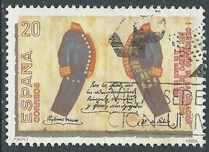 1989 SPAGNA USATO CORPO POSTALE - F17-3 - Picture 1 of 1