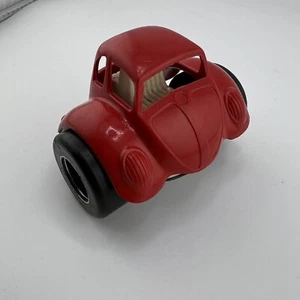 Volkswagen Structo Two Wheel Red Beetle Car Vintage VW - Picture 1 of 5