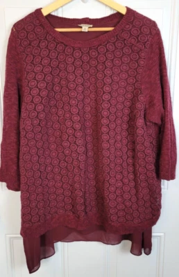 Suéter Lucky Brand para mujer talla grande talla 3X Foto 1 de 4