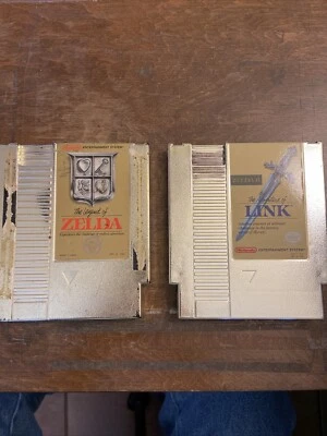 Legend Of Zelda 1 & II NES Nintendo - Image 1 of 4