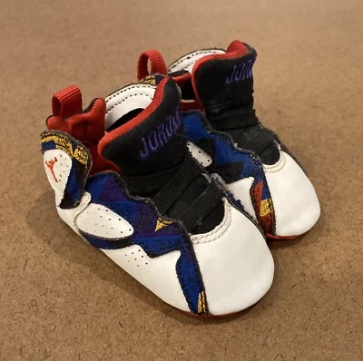  Air Jordan 7 “Nothing But Net” Size 2C TD Toddler Baby Shoes 305076-142 - Image 1 of 4