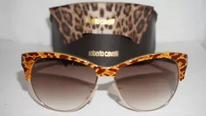 Roberto Cavalli Sunglasses New Authentic Melograno 652S 47F 58 14 130 - Picture 1 of 8