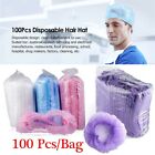 100Pcs Disposable Non-woven Hair Caps Sterile Security Protection Hat Hair Nets