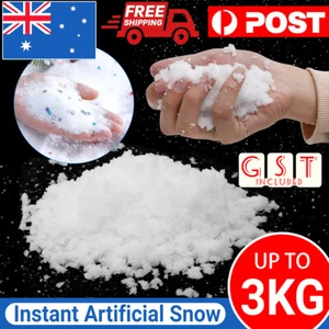 100g-3kg Instant Artificial Snow Powder Magic Snow Christmas Decoration Xmas AU - Picture 1 of 19