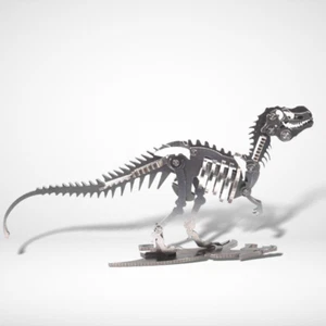 3D Metal Mechanical Steel Dinosaur Assembly Ornaments Model Kit - Picture 1 of 6