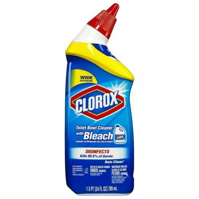 Clorox Toilet Bowl Rain Clean Scented Cleaner with Bleach 24oz