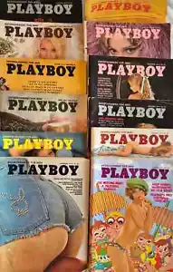PLAYBOY MAGAZINE 1974 COMPLETE YEAR VERY GOOD CONDITION - Picture 1 of 1