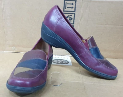 Mocasines cómodos Fly Flot para mujer de cuero italiano multicolor Reino Unido 5, UE 38 Foto 1 de 4