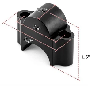 Mofun 1 1/8" 30mm Handlebar Riser Clamp Spacer Universal Compatible with Yamah - Foto 1 di 5