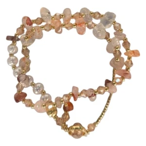 Vintage Style Double Layer Pearls Bracelet for Women Fashion Wrist Accessory - Bild 1 von 8