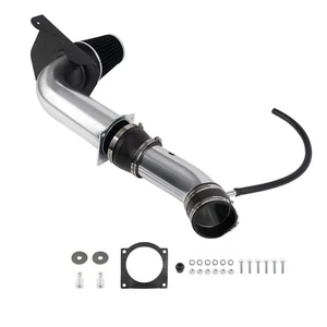 Kit de sistema de admisión de aire frío + filtro de aire para Ford Mustang 3,8 L V6 1999-2004 negro - Imagen 1 de 12