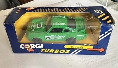 CORGI *VINTAGE* TURBOS PORSCHE 911 FOLTENE ROAD RACING CAR IDEAL IF NEEDED - Image 1 of 4