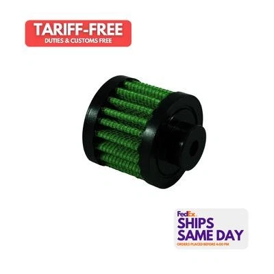 Filtro verde 2111, un cárter recambio alto rendimiento carreras velocidad repuestos Foto 1 de 4