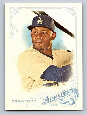 Carl Crawford 2015 Topps Allen & Ginter #88 Los Angeles Dodgers Baseball Card - Image 1 of 2