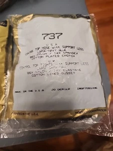 Silkies Control Top with Support Legs Size L Navy Blue - Picture 1 of 2