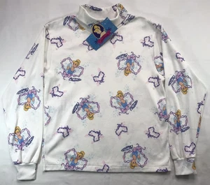 *NUEVO CON ETIQUETAS RARO* Camisa De Colección Walt Disney Princesa Cenicienta AOP Manga Larga Juvenil L - Imagen 1 de 21