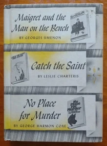 *DETECTIVE BOOK CLUB: Maigret & Man On the Bench / Catch the Saint / No Place... - Imagen 1 de 5