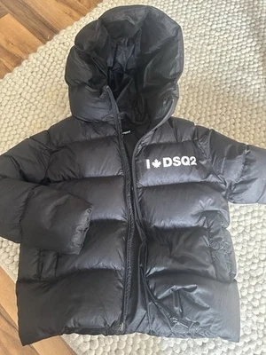 Dsquared2 Kinderjacke  Winter Jungen 8 Jahre 134 Schwarz - Bild 1 von 4