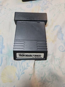 Cartucho de videojuego TRON Deadly Discs Atari 2600 Mattel 1982 Disney vintage - Imagen 1 de 2