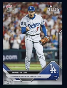 2025 TOPPS NOW - 1st Postseason Victory - SHOHEI OHTANI (Topps Bunt DigitaICard - Picture 1 of 1