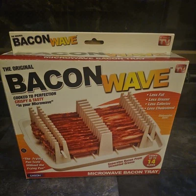 The Original Bacon Wave Microwave Bacon Tray As Seen on TV Open Box - Image 1 of 4