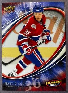 2008-09 Upper Deck Power Play Box Set #345 Matt D'Agostini Montreal Canadiens - Picture 1 of 1