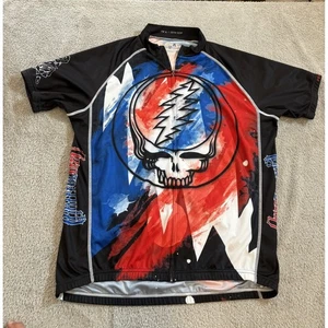 Maglia ciclismo Primal Wear Grateful Dead uomo XL ruba la faccia 2019 full zip - Foto 1 di 14