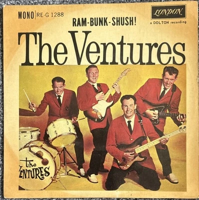 THE VENTURES RAM BUNK SHUSH EP ORIGINAL ON LONDON RECORDS  - Image 1 of 3