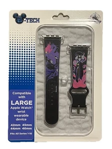 Disney D-TECH Maleficent Apple Watch Band 42mm 44mm 45mm 46mm Series 1-10 NEW - Picture 1 of 3